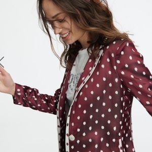 Rag & Bone Bonnie Blazer NWT Sz4 Wine FAB! $650
